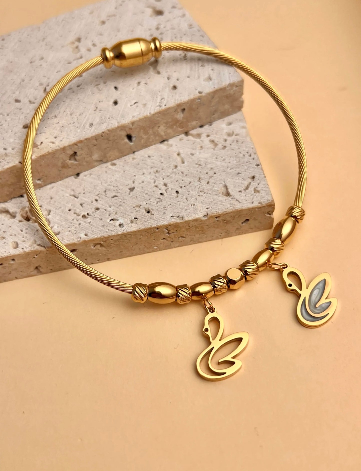 Bracelet Jonc Cygne