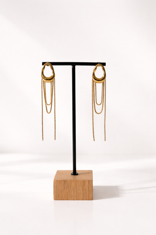 Boucle d'oreilles Fluide