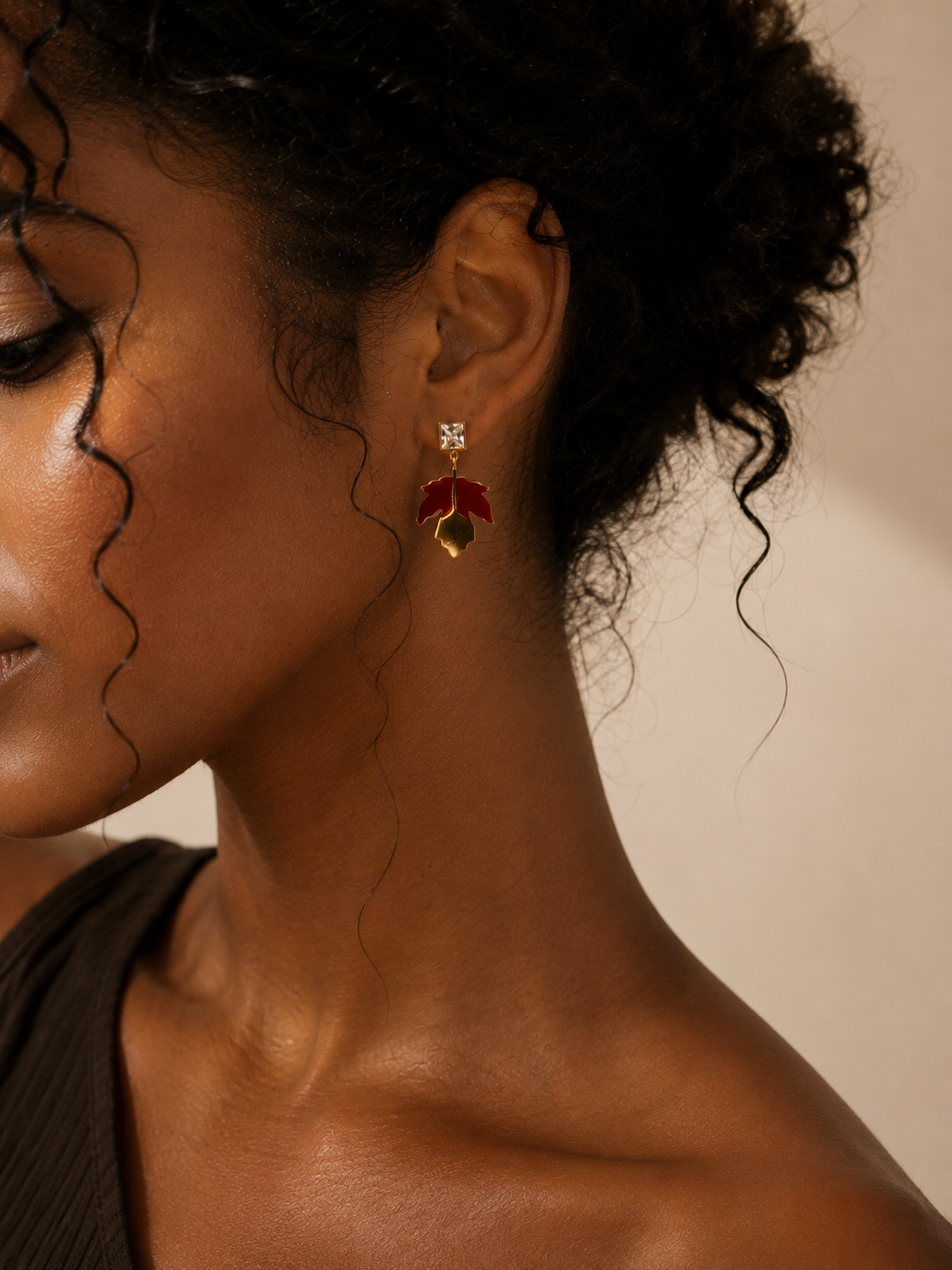 Boucles d'oreilles Botanique