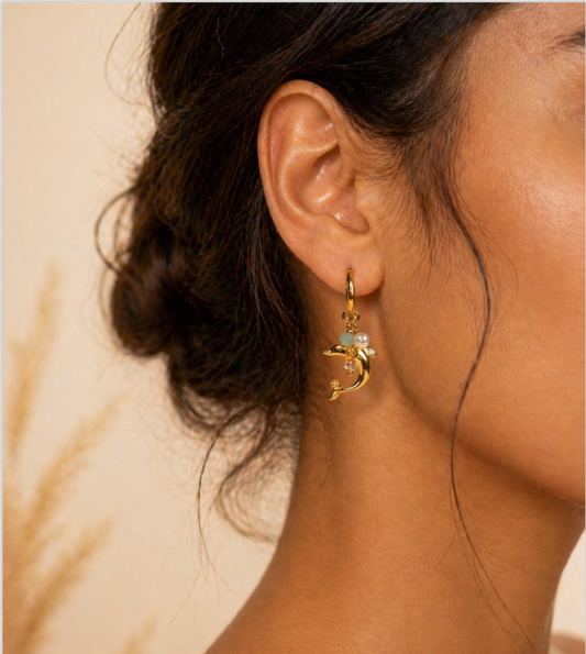 Boucles d'oreilles Dauphin