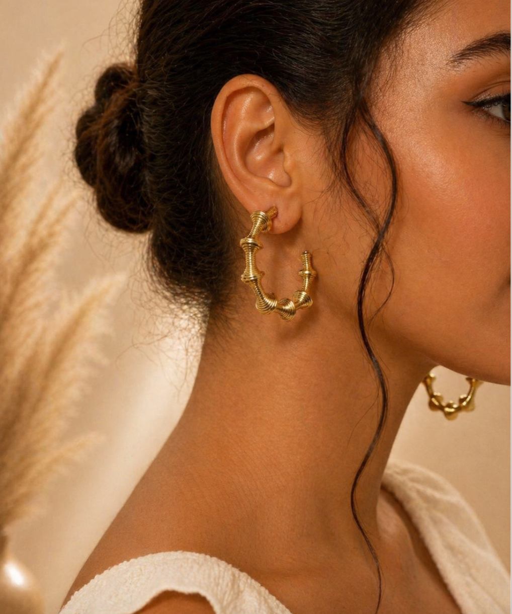 Boucles d'oreilles Spirale
