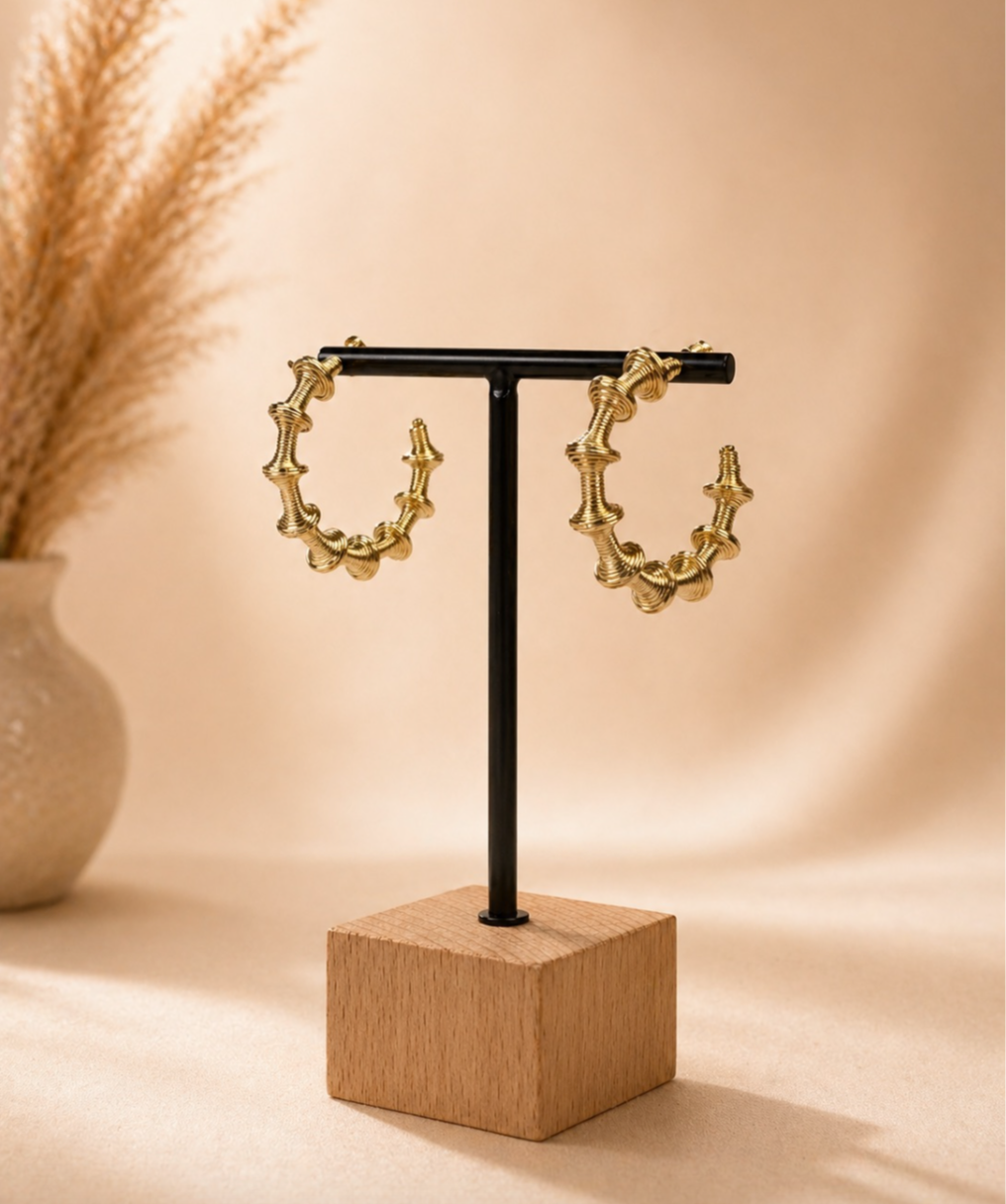 Boucles d'oreilles Spirale
