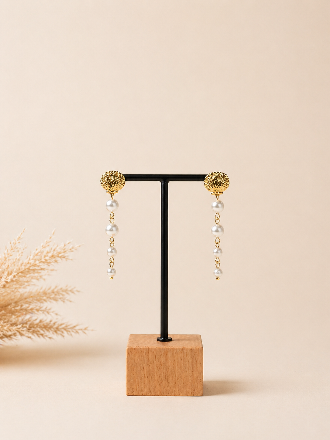 Boucles d'oreilles Coquille