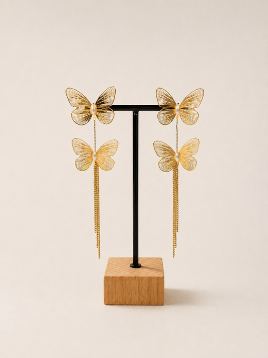 Boucles d'oreilles Monarque