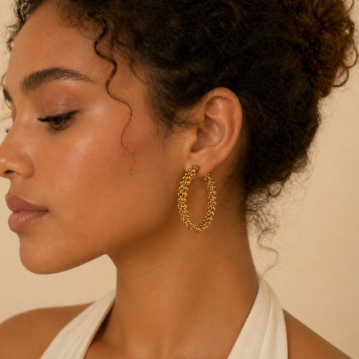 Boucles d'oreilles Tresse